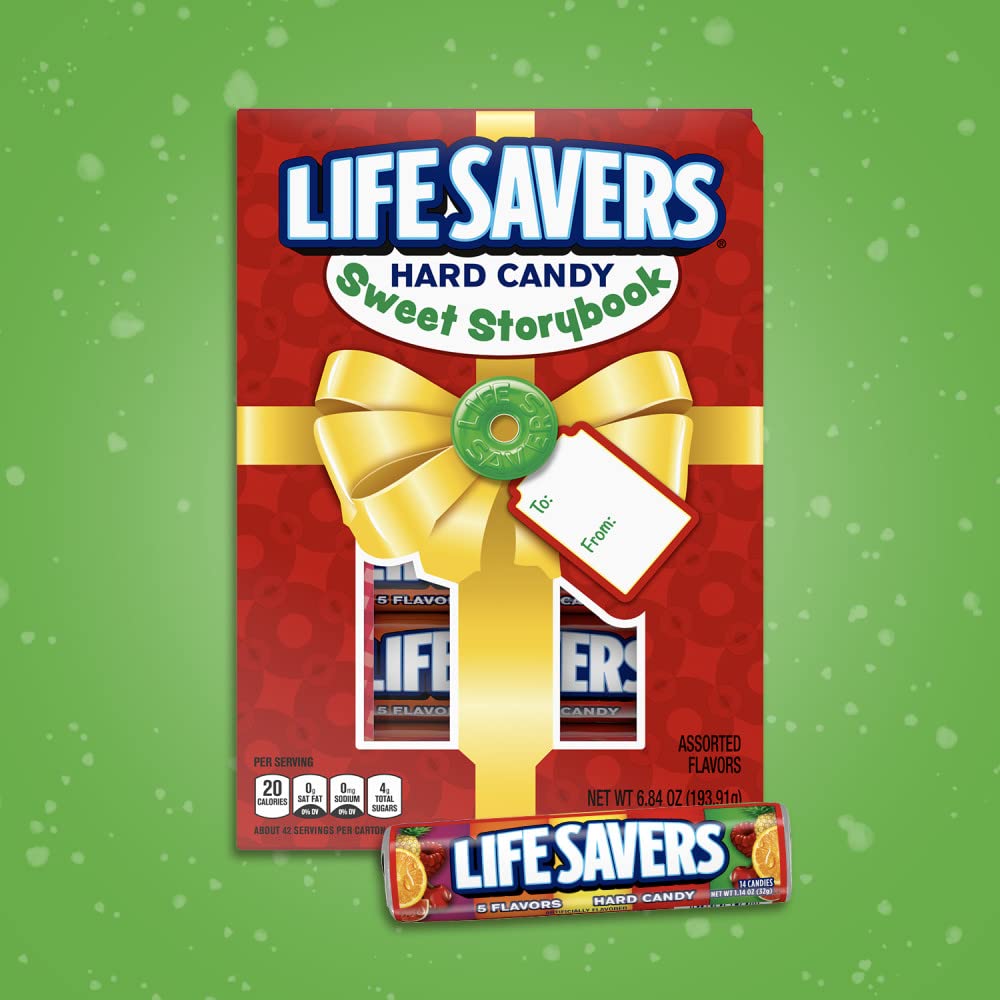 Amazon.com : LIFE SAVERS FIVE FLAVOR HARD CANDY CHRISTMAS 6.84